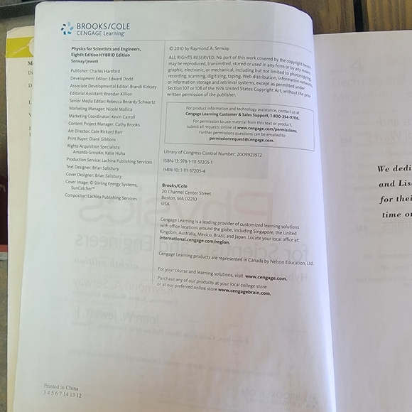 Physics for Scientists and Engineers Textbook | Serway and Jewett | Hybrid 8e - Picture 5 of 7